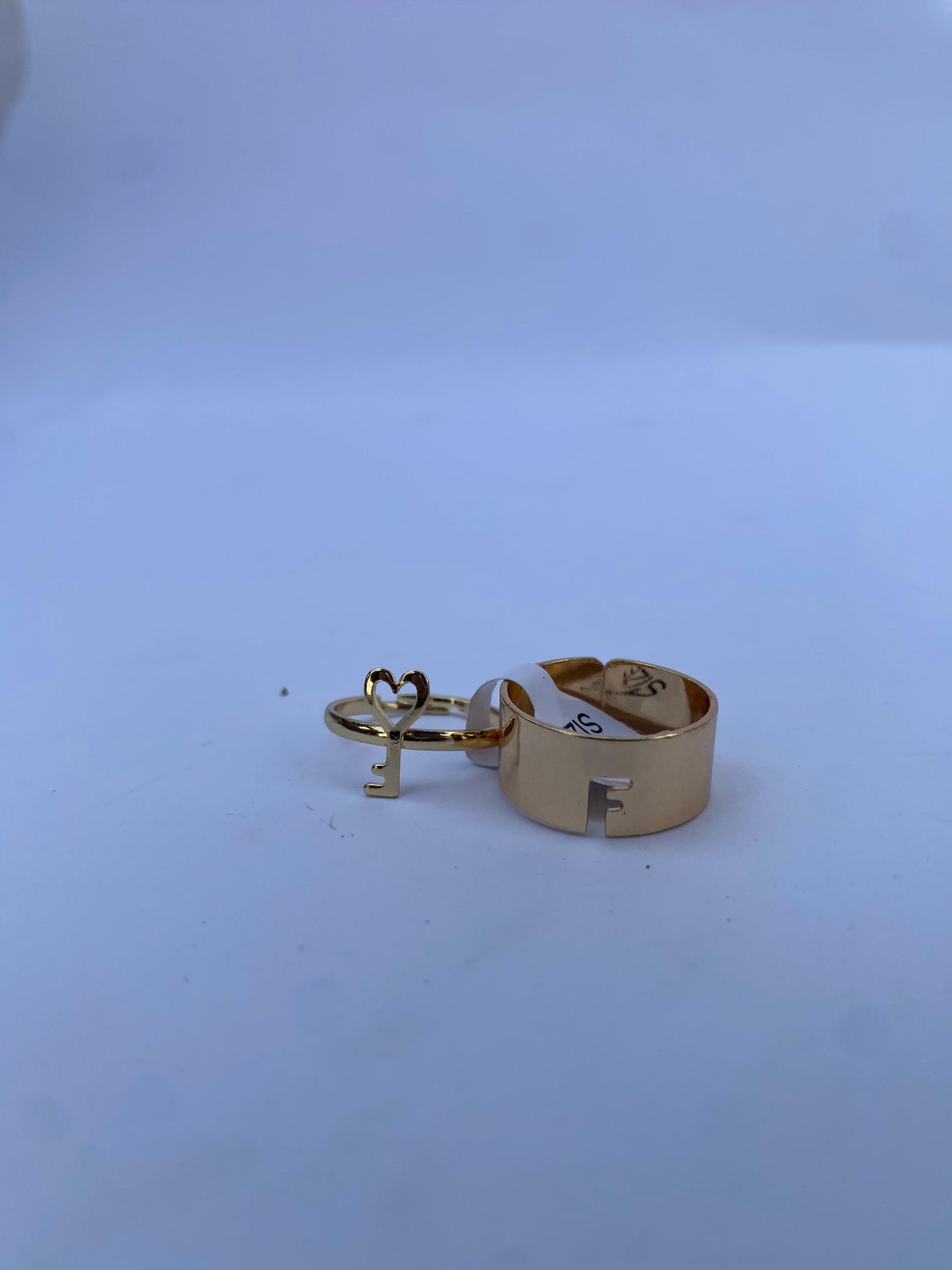 7 Couple Ring Set Collection – Adjustable Gold Rings