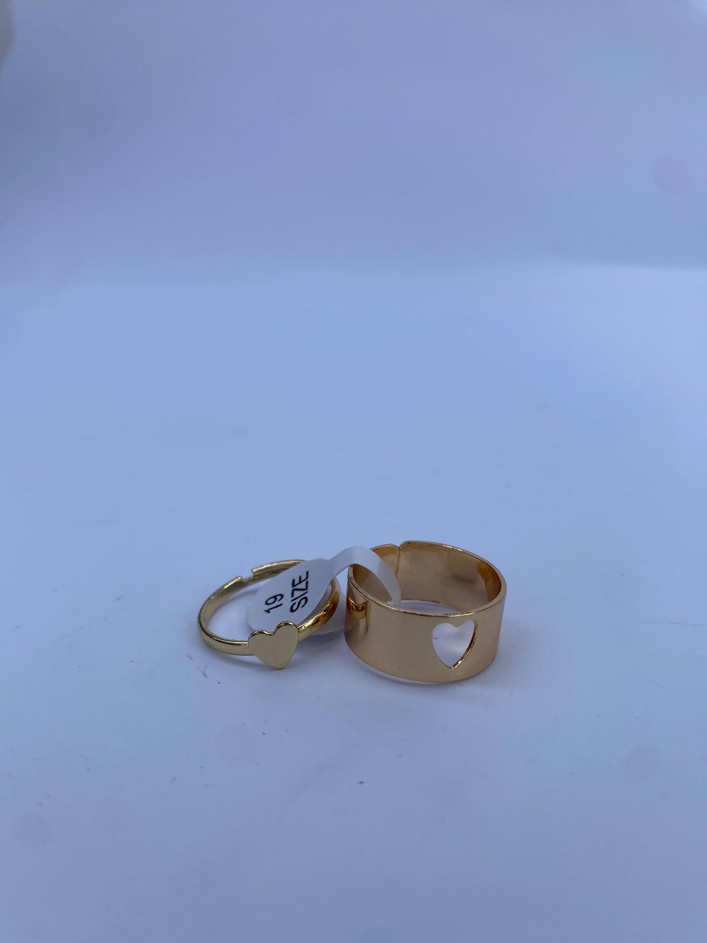 7 Couple Ring Set Collection – Adjustable Gold Rings