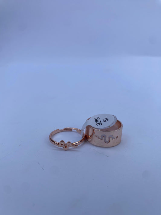 7 Couple Ring Set Collection – Adjustable Gold Rings