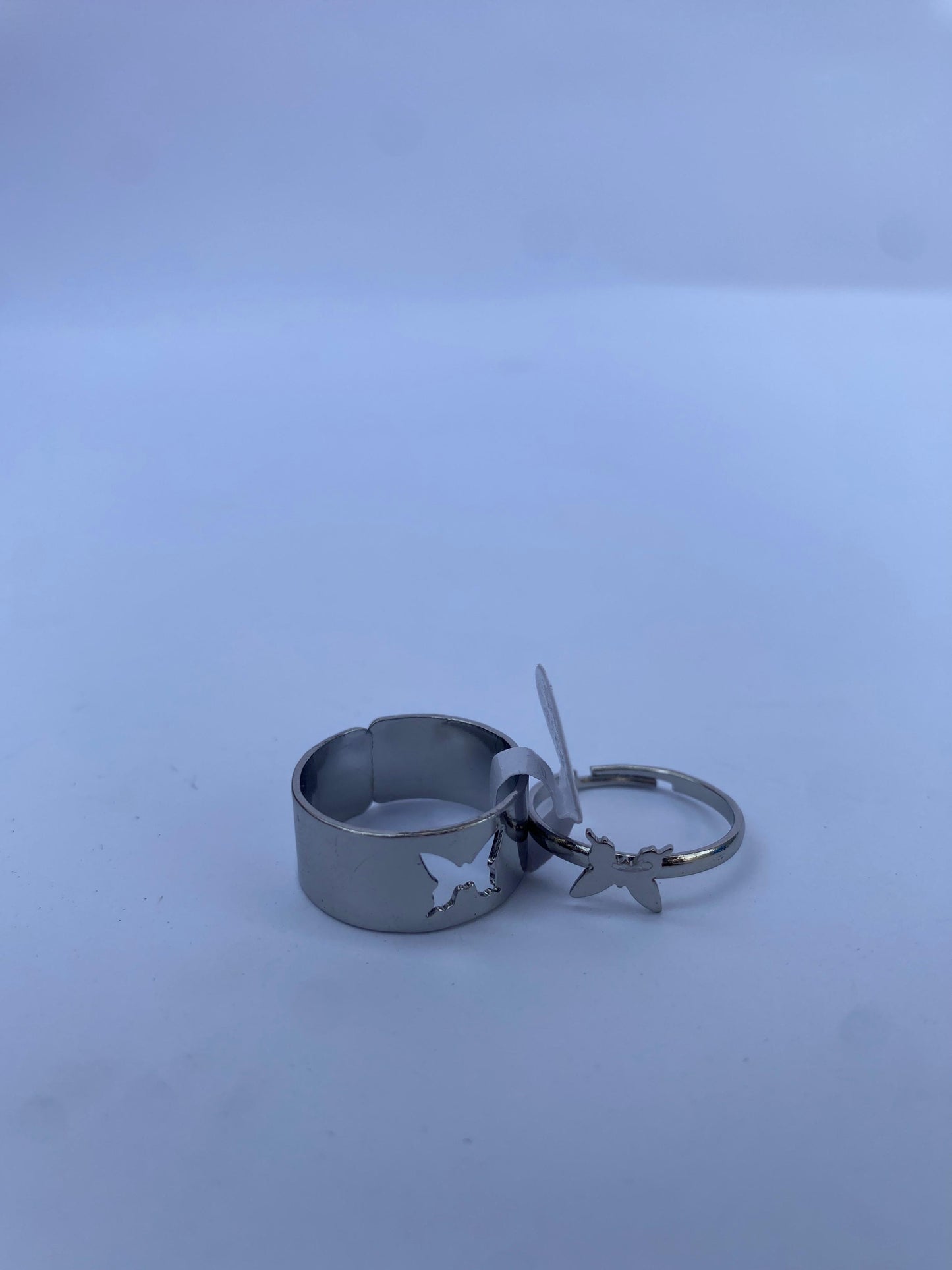 5 Silver Couple Ring Set – Matching Engraved Rings