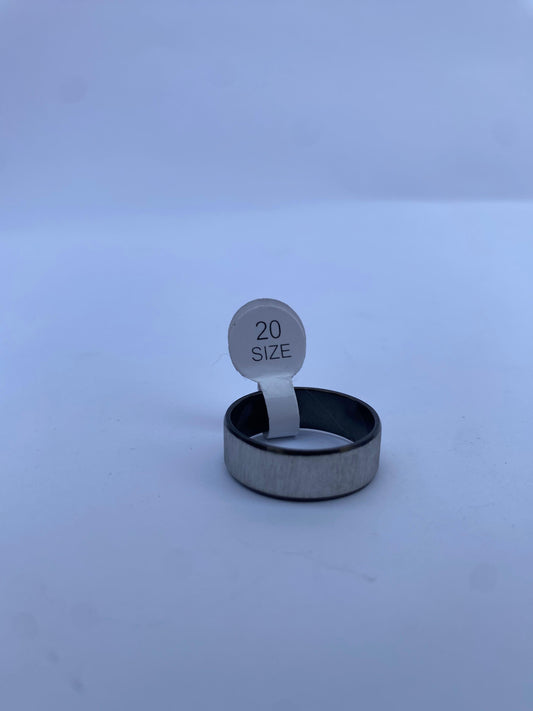 Brushed Stainless Steel Ring – Classic Matte Finish