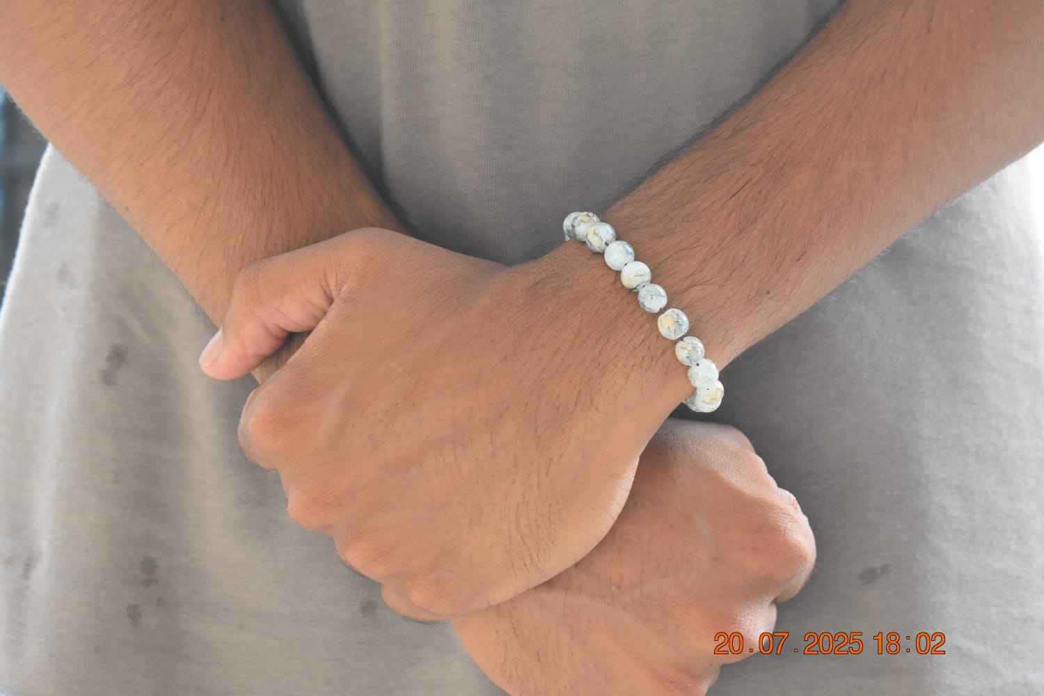 Colorful Marble Beaded Bracelets - Vibrant Natural Stone Jewelry