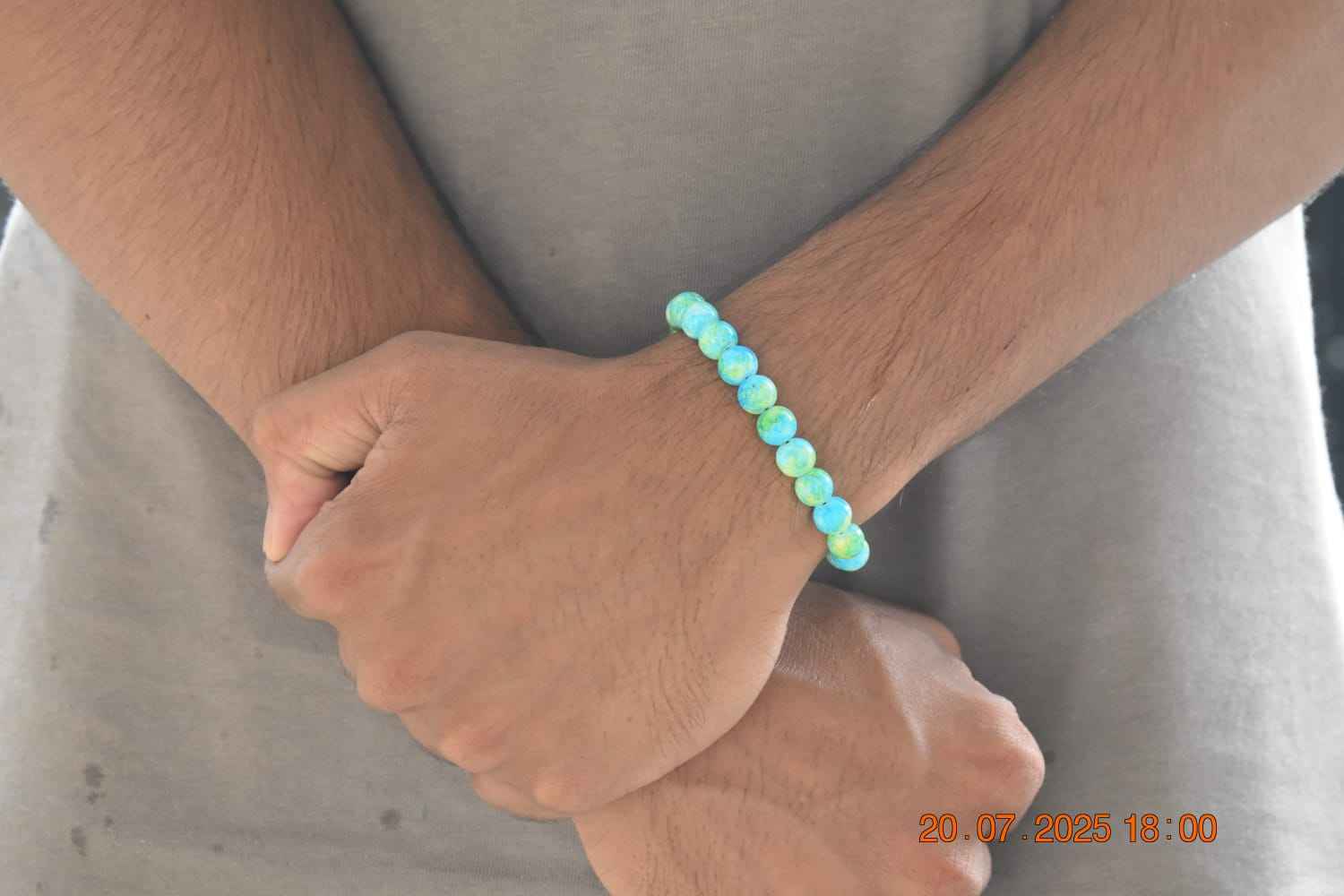 Colorful Marble Beaded Bracelets - Vibrant Natural Stone Jewelry