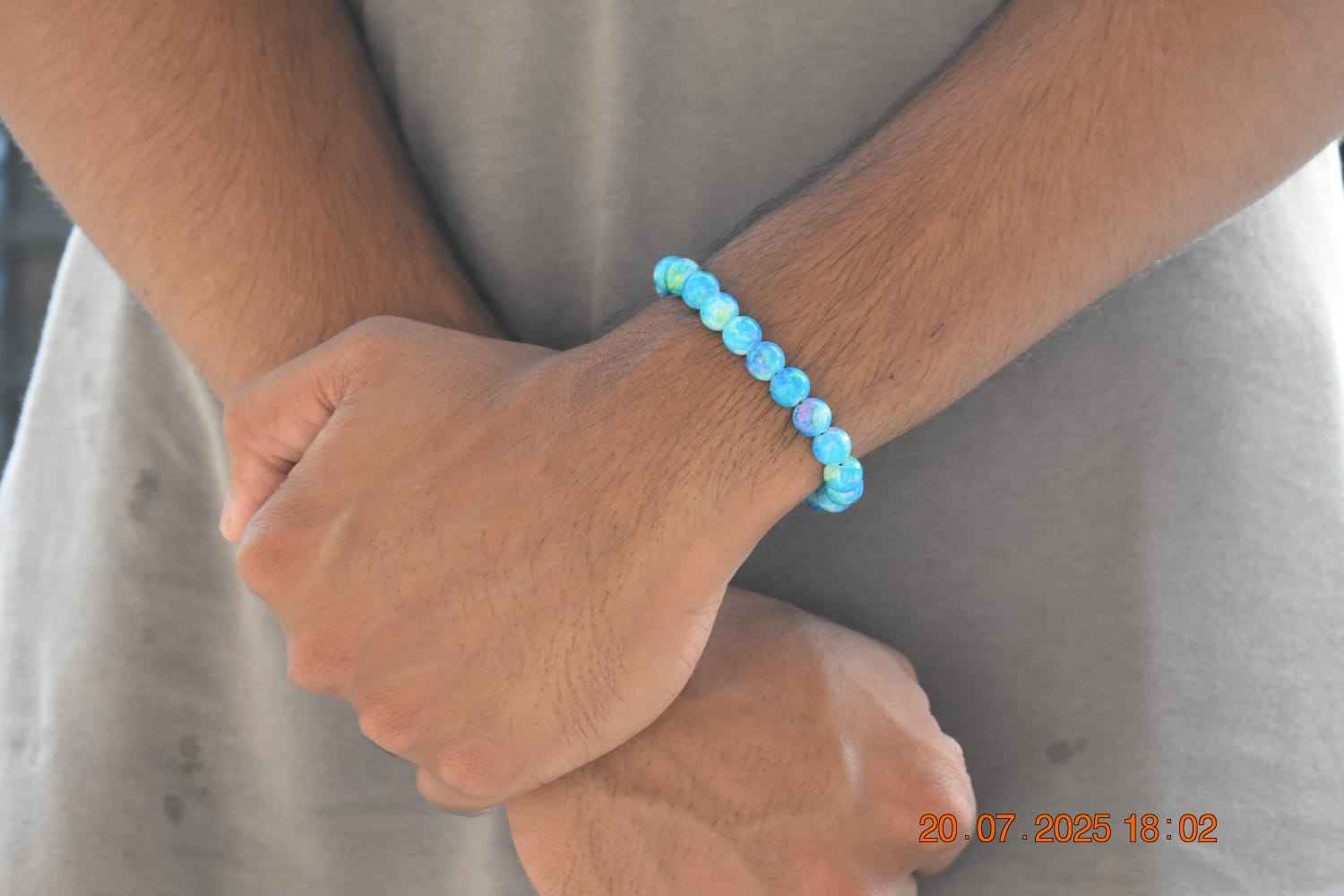 Colorful Marble Beaded Bracelets - Vibrant Natural Stone Jewelry