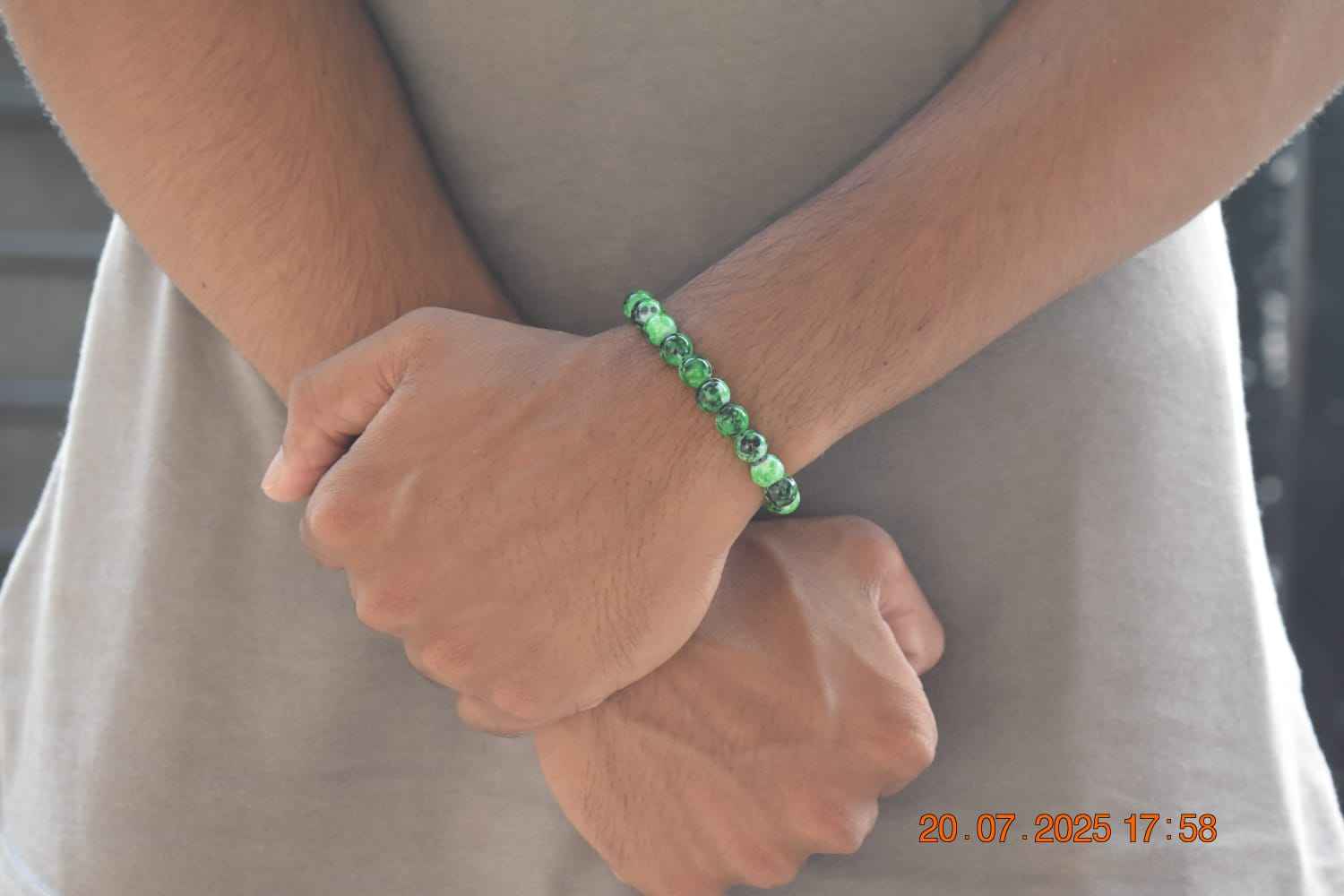 Colorful Marble Beaded Bracelets - Vibrant Natural Stone Jewelry