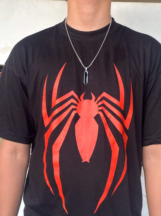 Black Bar Pendant – Minimalist Stainless Steel Chain